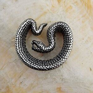 Stainles steel snake ear saddle light platform plug PAIR NWT 22mm 7/8